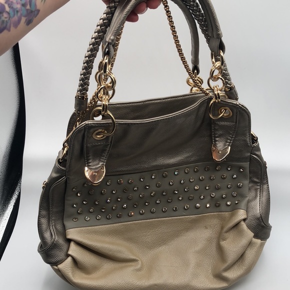 Fancy Purse Light Gray and Cream - Picture 2 of 13